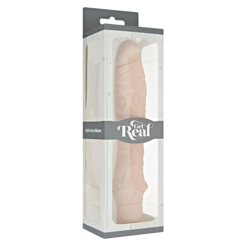 Vibromasseur Réaliste Classique en Silicone  + Vibrations - Get Real
