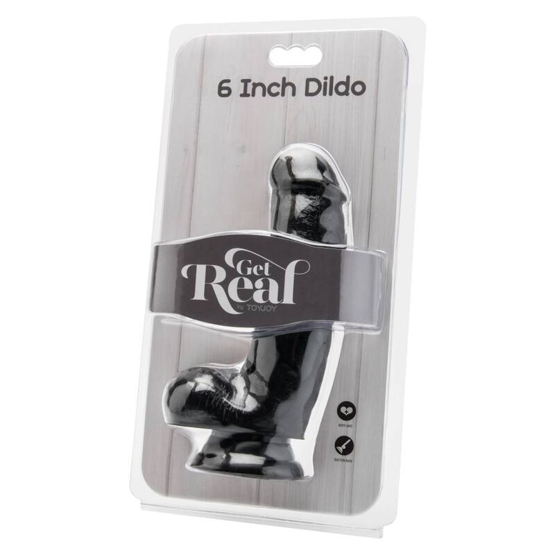WERDE REAL - 12 CM DILDO MIT SCHWARZEN KUGELN