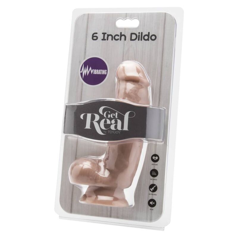 12 cm Dildo mit vibrierenden Hautkugeln