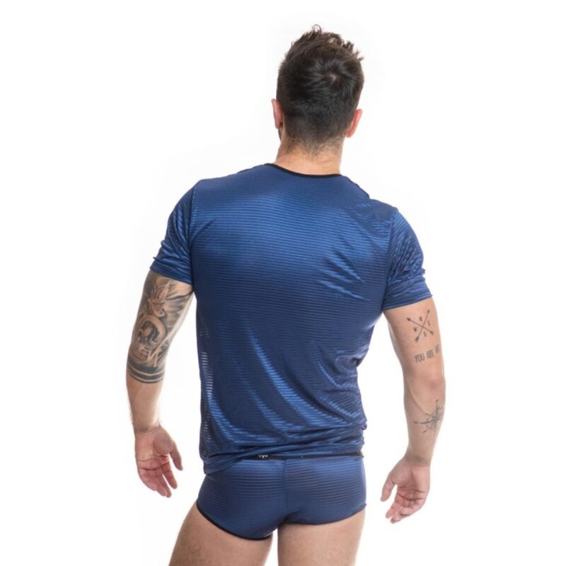 ANAIS Herren - Marine-T-Shirt Größe M