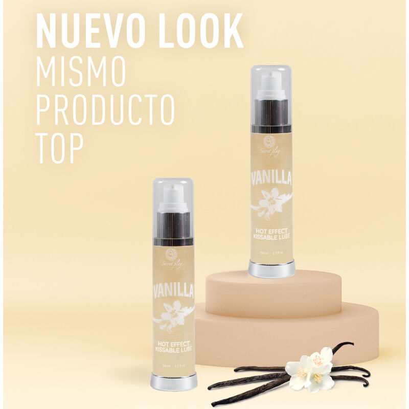 SECRETPLAY – 2-in-1-Gleitmittel mit wärmender Wirkung, Vanilleduft, 50 ml