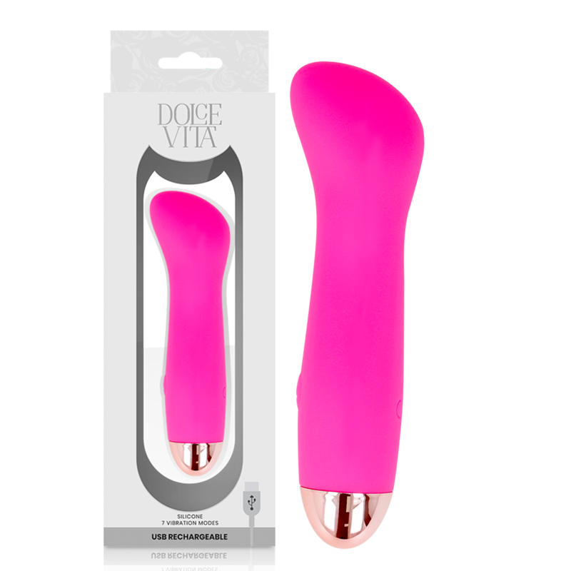 DOLCE VITA - ONE ROSE WIEDERAUFLADBARER VIBRATOR MIT 7 GESCHWINDIGKEITEN