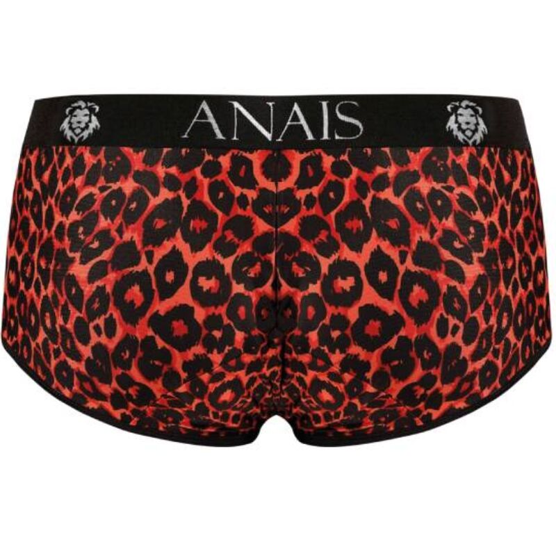 Boxer Homme Tribal Microfibre Rouge Imprimé Animal Coupe Sportive - Anais Men