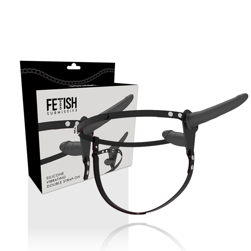 Schwarzer Doppelpenetrationsvibrator