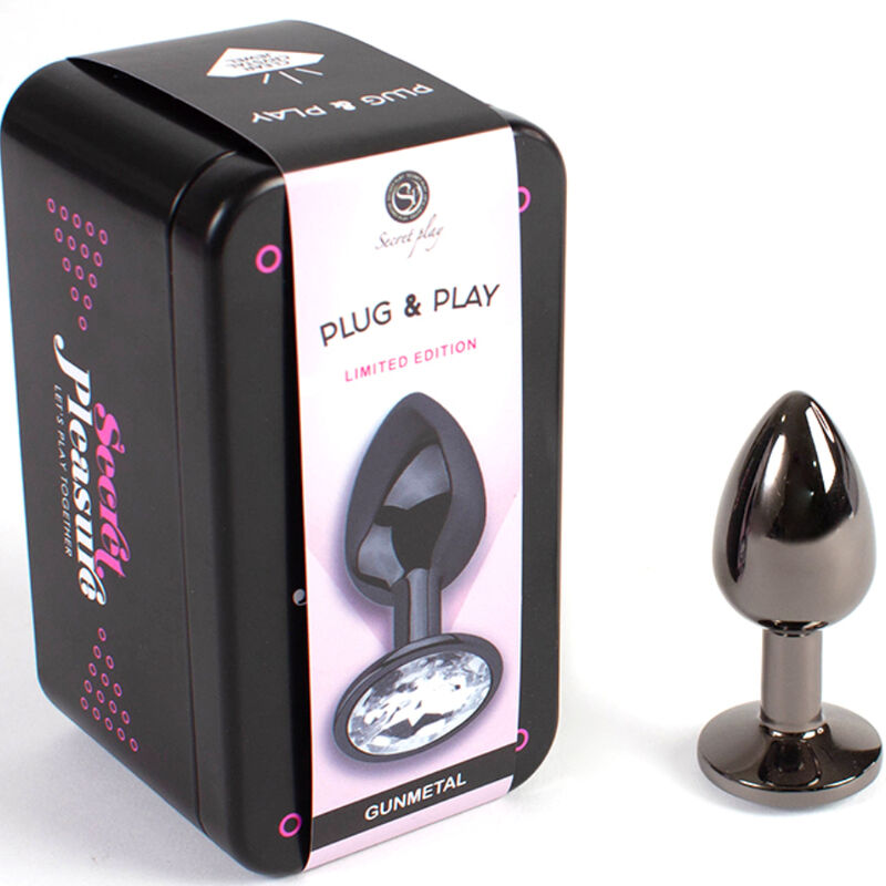 Gunmetal Analplug kleine Größe 7 cm