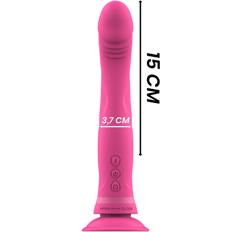 INTENSIV - PINKER SILIKONVIBRATOR DILDO MICHELANGELO