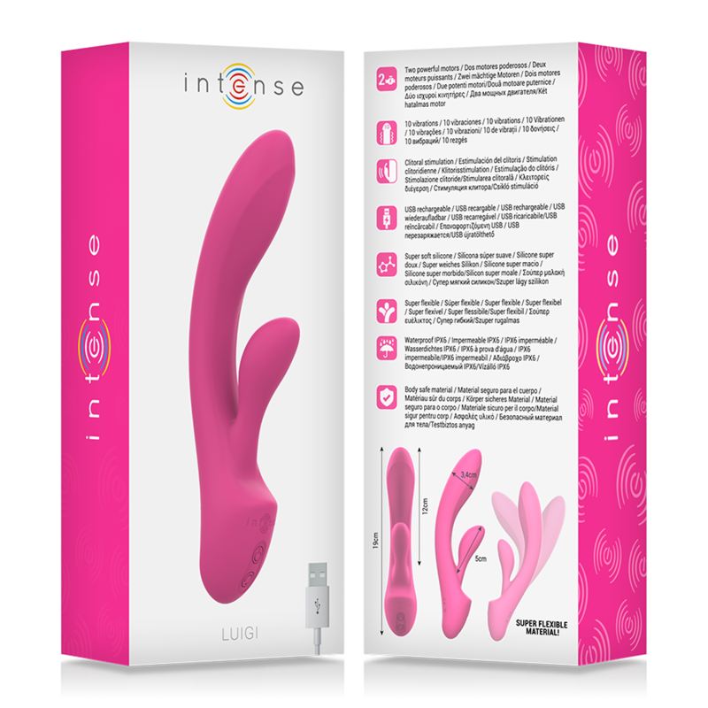 Luigi Rabbit Vibrator Flüssigsilikon Rosa