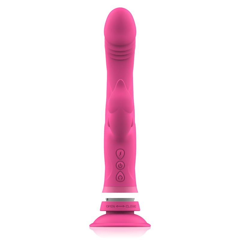 INTENSE - JULIO RABBIT PINK SILIKONVIBRATOR