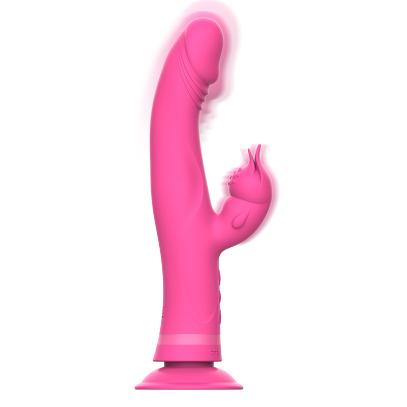 INTENSE - JULIO RABBIT PINK SILIKONVIBRATOR