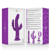Casanova Rabbit Dreifachmotor-Vibrator aus lila Silikon