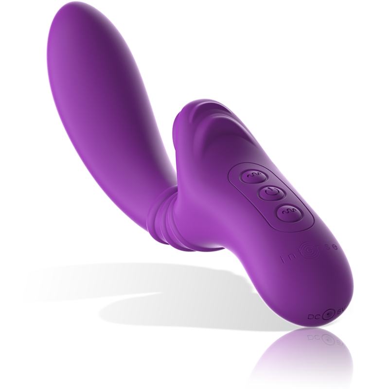 Harry flexibler Vibrator mit lila Zunge
