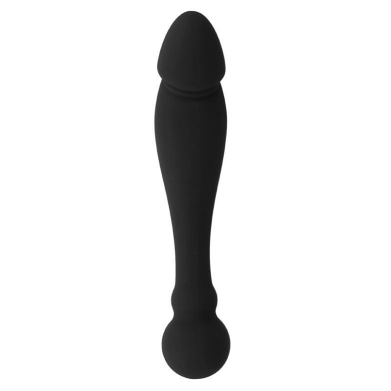 SCHWARZ &amp; SILBER - KARL G-PUNKT-STIMULIERENDER DILDO 18 CM