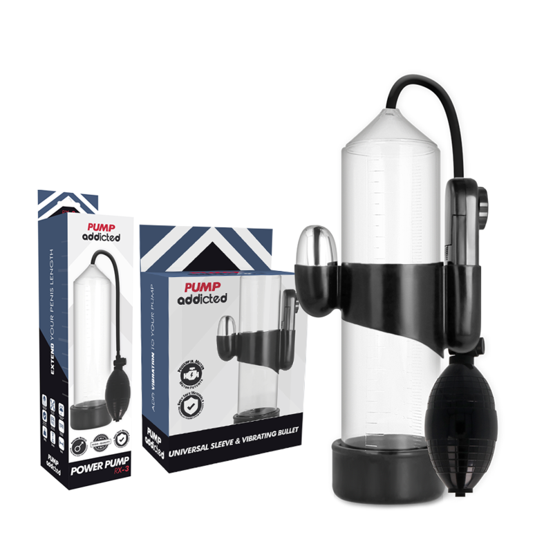 PUMP ADDICTED - RX3 TRANSPARENTER VIBRATOR