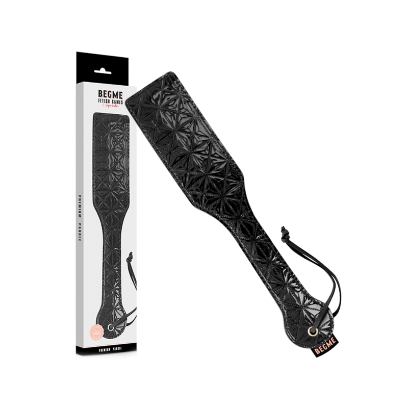 BEGME - VEGANES LEDER-PADDLEBOARD, SCHWARZE EDITION
