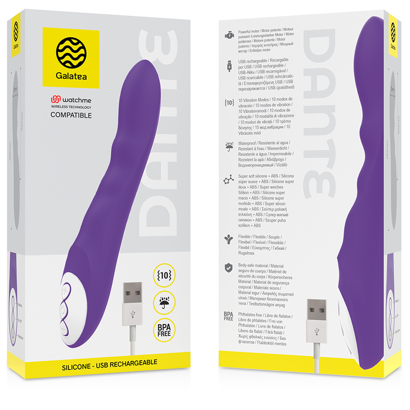 Lilac Dante Vibrator, kompatibel mit der Watchme-Funktechnologie
