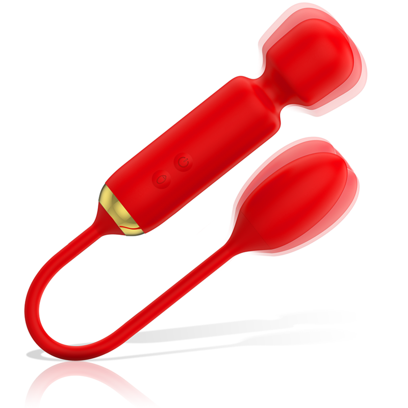 Toscana Double Pleasure Wand + Vibrierendes Ei