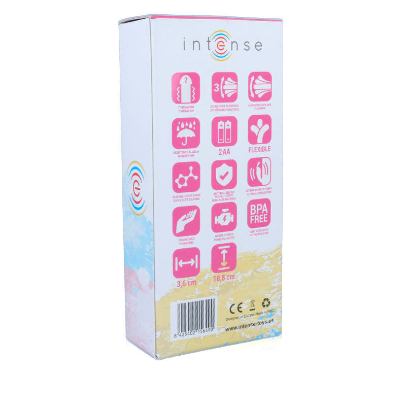 Oszillierender Rabbit-Vibrator Susy aus Silikon in Rosa