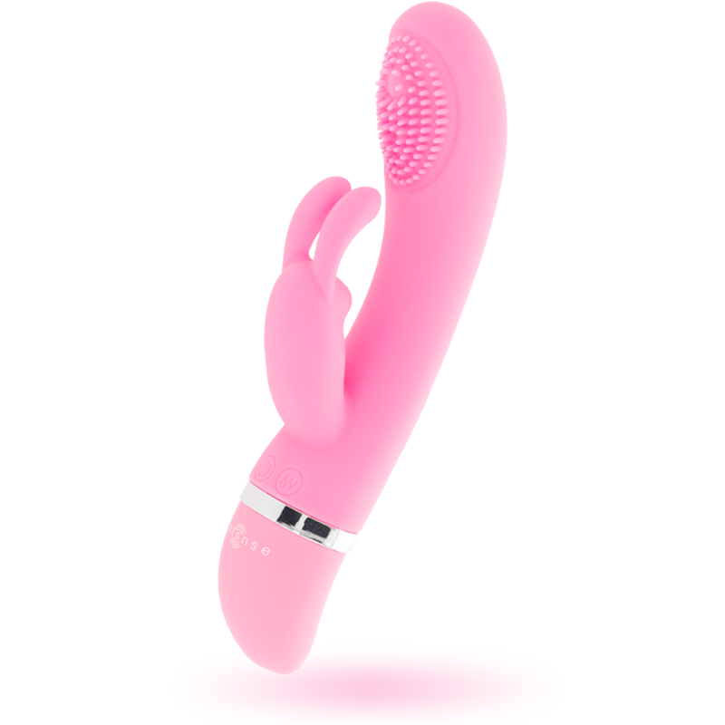 INTENSE - SUSY PINK HASE OSZILLIERENDER VIBRATOR AUS SILIKON
