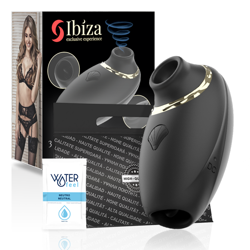IBIZA - 3-IN-1-VIBULATOR MIT SAUG-, LECK- UND PULSATIONSFUNKTION