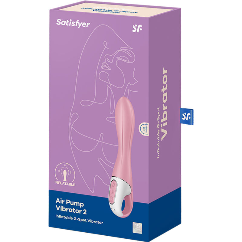 Luftpumpenvibrator 2 rosa