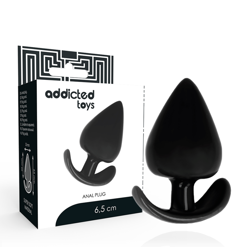 Plug Anal TPR Double Densité 4 Tailles Étanche - Addicted Toys