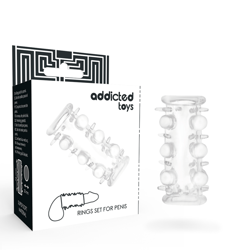 ADDICTED TOYS - TRANSPARENTE PENISHÜLLE