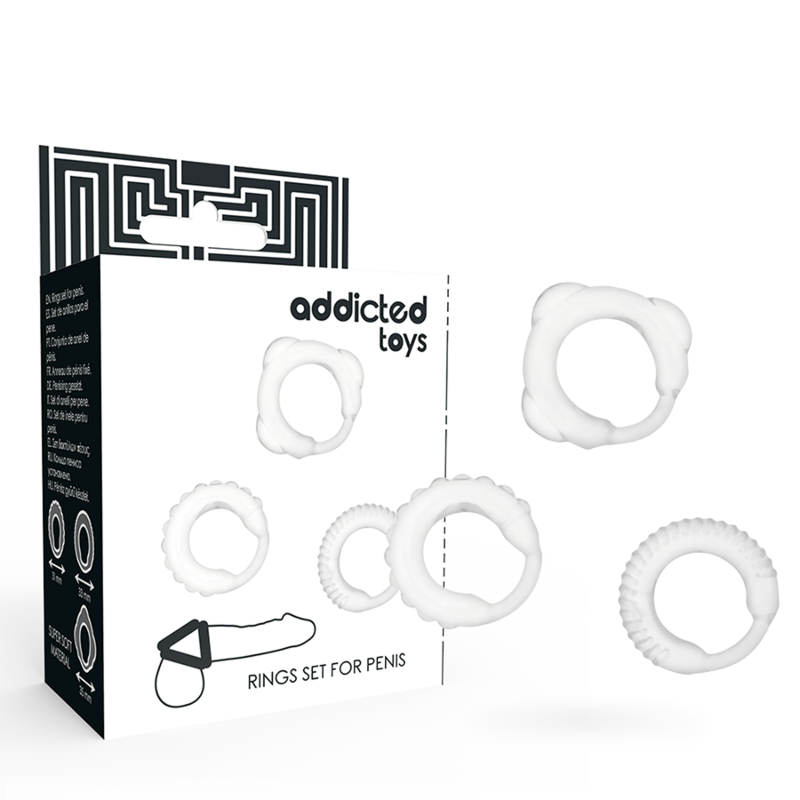ADDICTED TOYS – TRANSPARENTES C-RING-SET