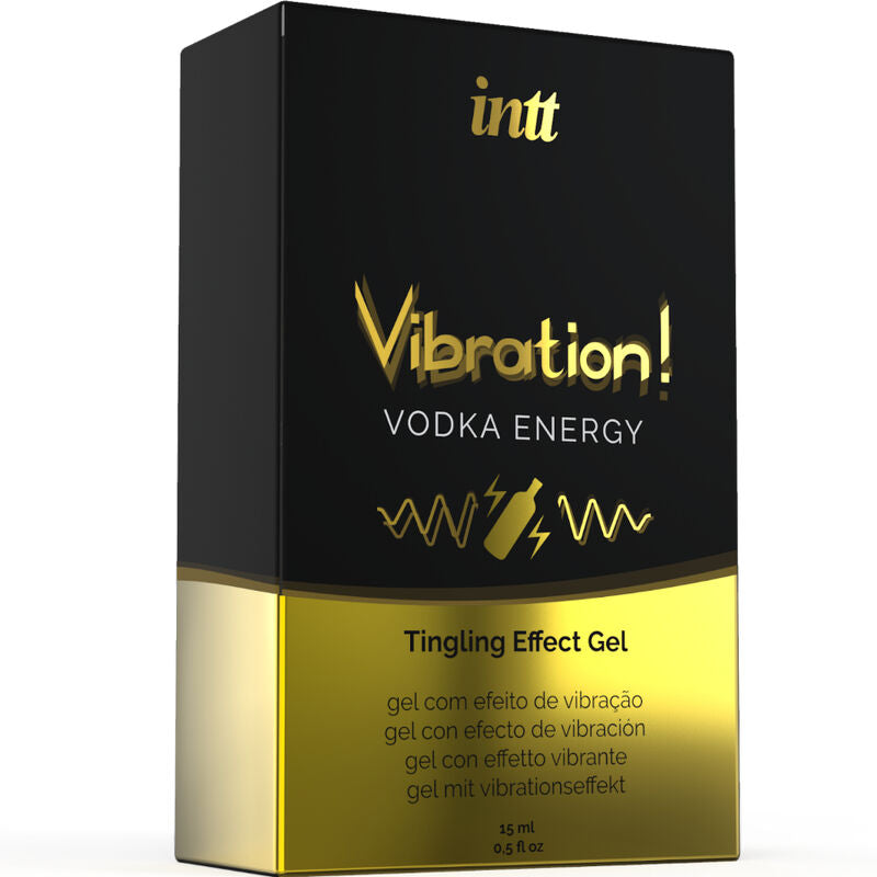 INTT – Leistungsstarkes, vibrierendes, flüssiges, stimulierendes Gel-Wodka, 15 ml