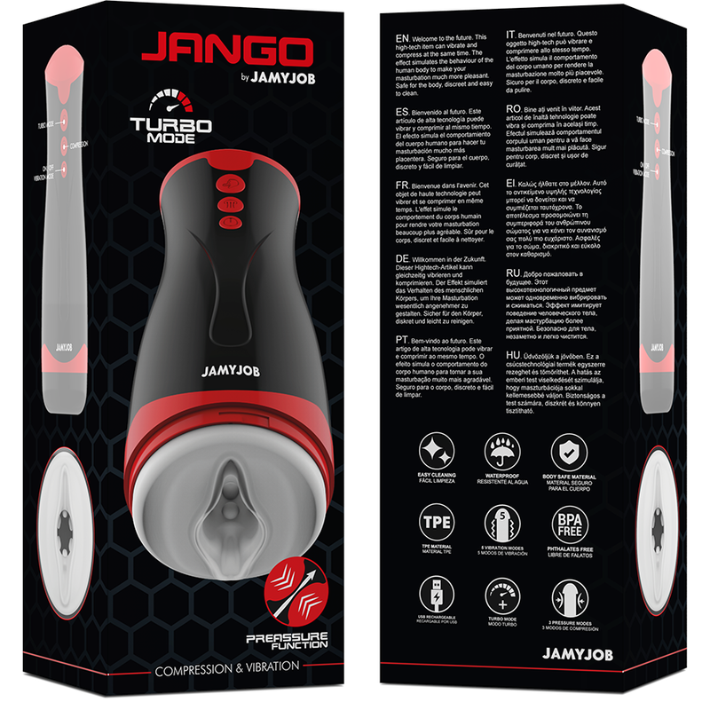 JAMYJOB - JANGO Kompressions- und Vibrationsmasturbator