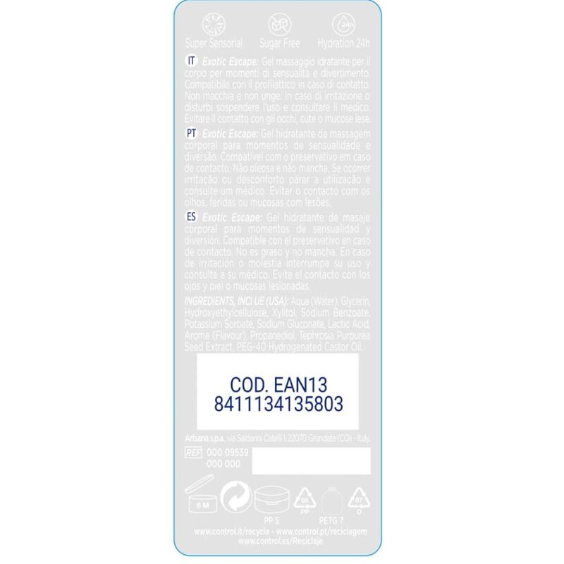 CONTROL – 2-IN-1-MASSAGE &amp; EXOTISCHES VERGNÜGEN 200 ML