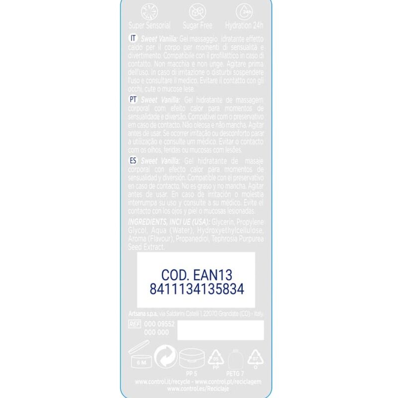 CONTROL – 2-IN-1-MASSAGE &amp; VERGNÜGUNGS-SANFTE KÖRPER AUS MADAGASKAR, 200 ML