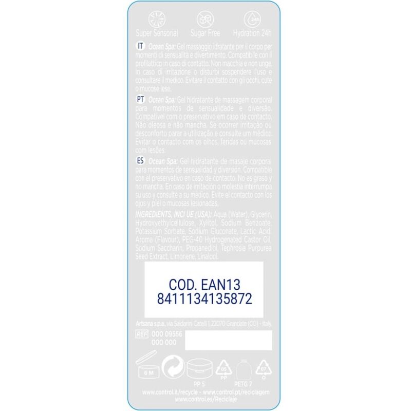 CONTROL – 2-IN-1-MASSAGE &amp; GENUSS MITTELMEER 200 ML