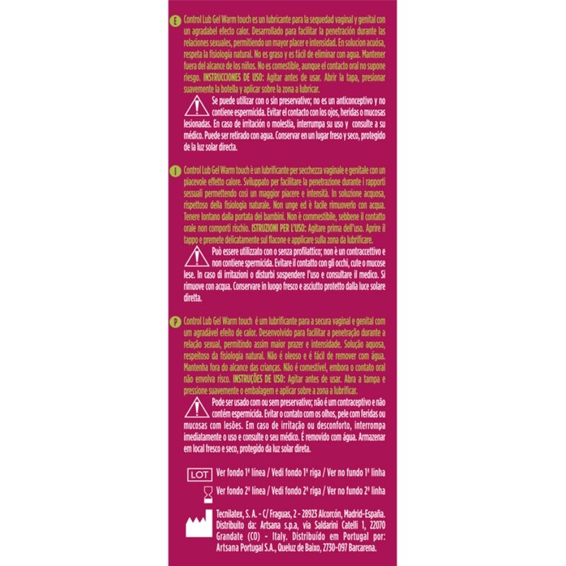 KONTROLLE - WÄRMEWIRKENDES SCHMIERGEL 75 ML