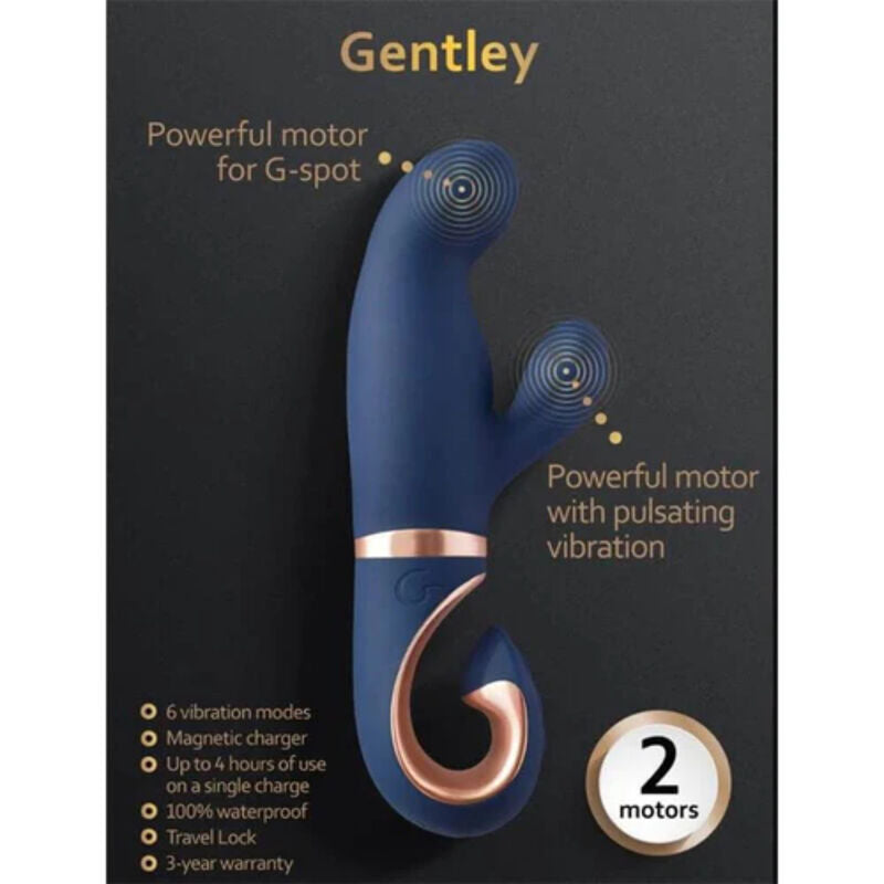 Sanfter G-Punkt-Vibrator Karibikblau