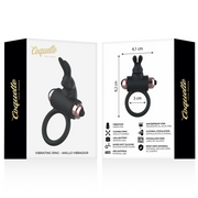 Cockring mit schwarz/goldenem Vibrator
