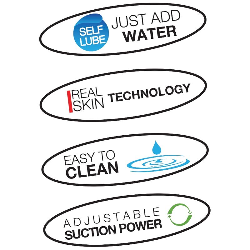 PRIVAT - SELBSTSCHMIERENDER NASSER KÄTZCHEN-MASTURBATOR VON