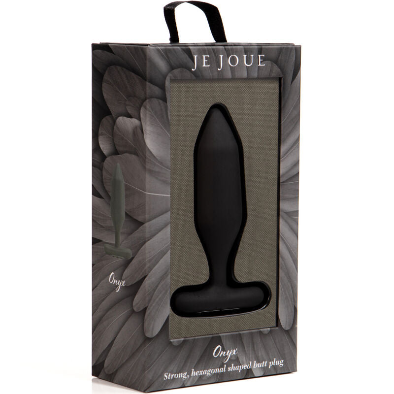 Analplug-Vibrator aus schwarzem Onyx
