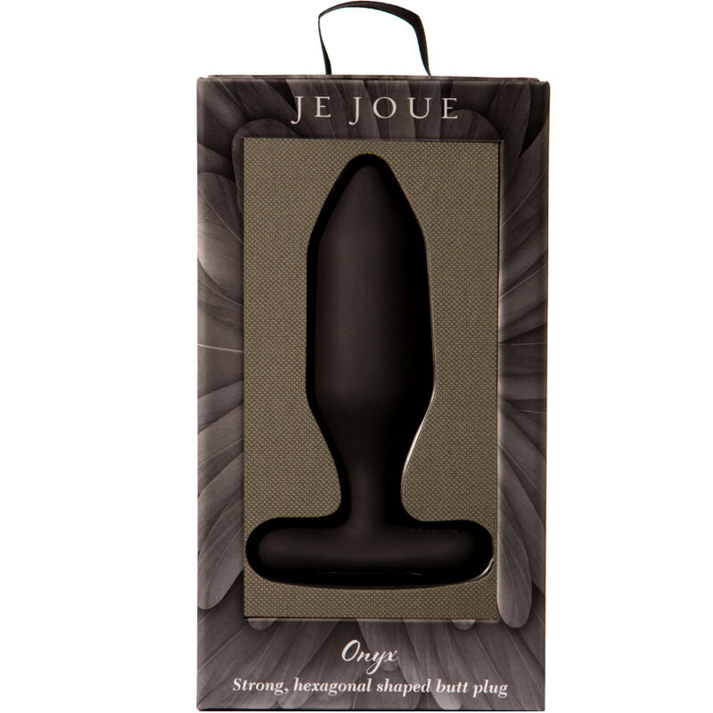 Analplug-Vibrator aus schwarzem Onyx