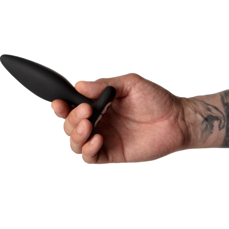 Vesta schwarzer Analplug-Vibrator