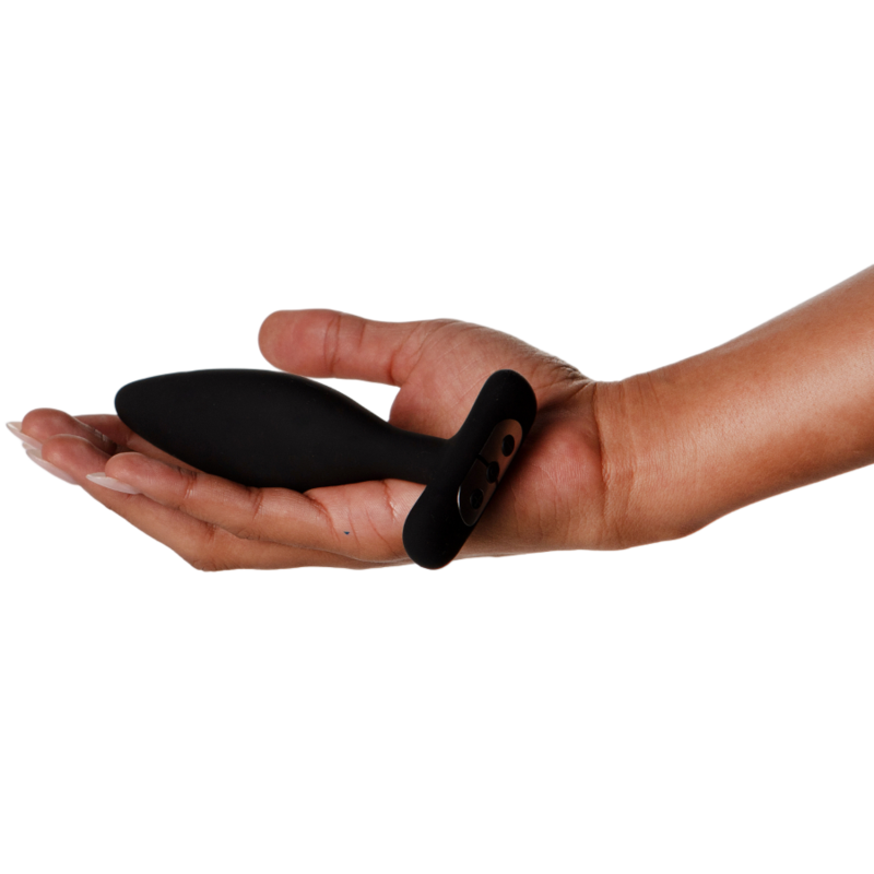 Vesta schwarzer Analplug-Vibrator