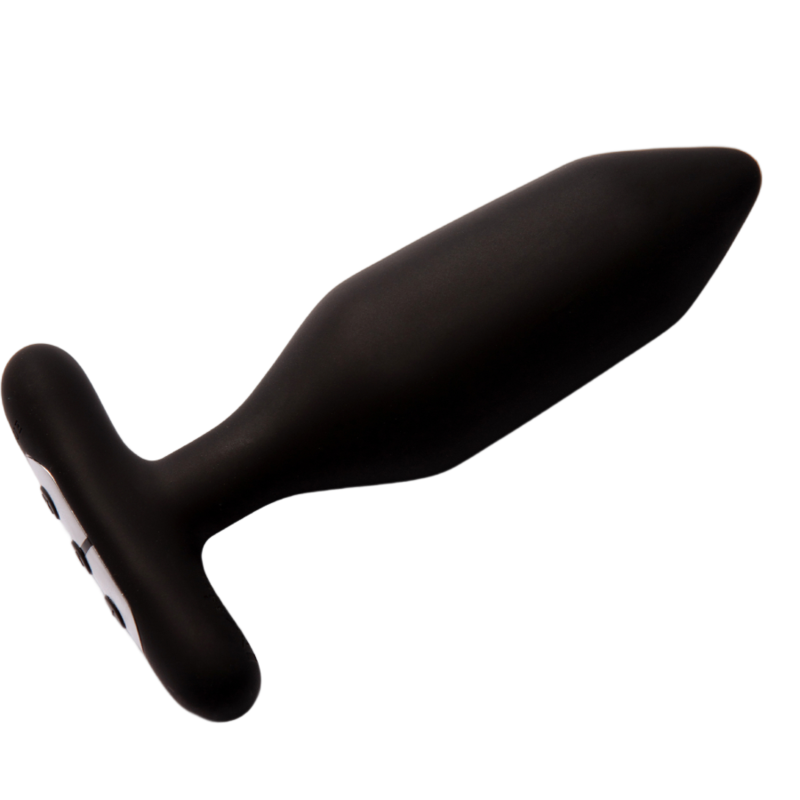Analplug-Vibrator aus schwarzem Onyx