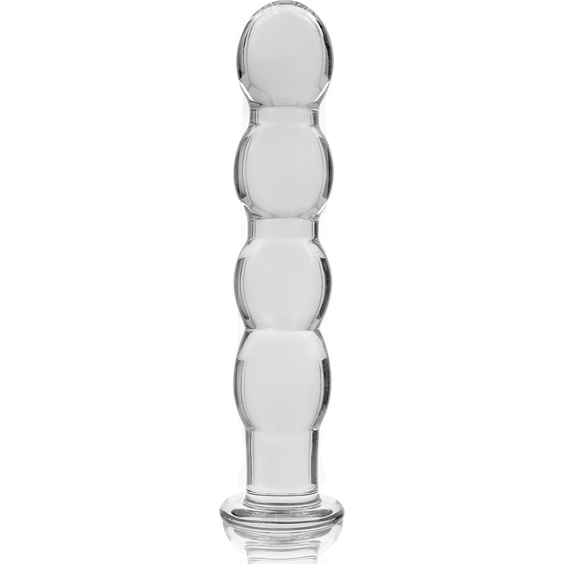 NEBULA-SERIE VON IBIZA – MODELL 10 DILDO AUS KLAREM BOROSILIKATGLAS, 16,5 CM O 3,5 CM
