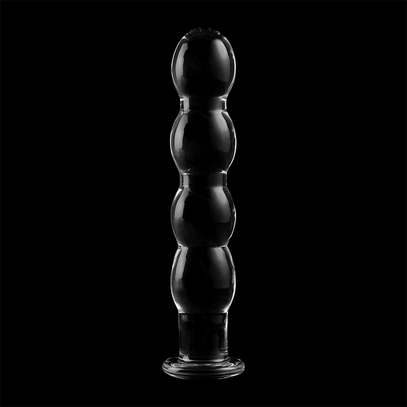NEBULA-SERIE VON IBIZA – MODELL 10 DILDO AUS KLAREM BOROSILIKATGLAS, 16,5 CM O 3,5 CM
