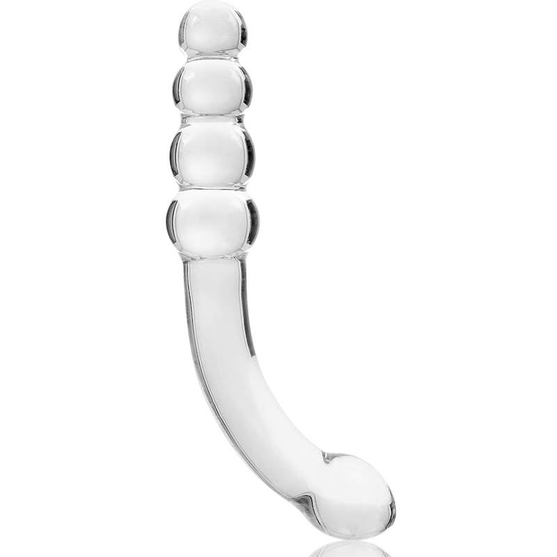 NEBULA-SERIE VON IBIZA – MODELL 14 DILDO AUS KLAREM BOROSILIKATGLAS, 18,5 CM O- 3 CM