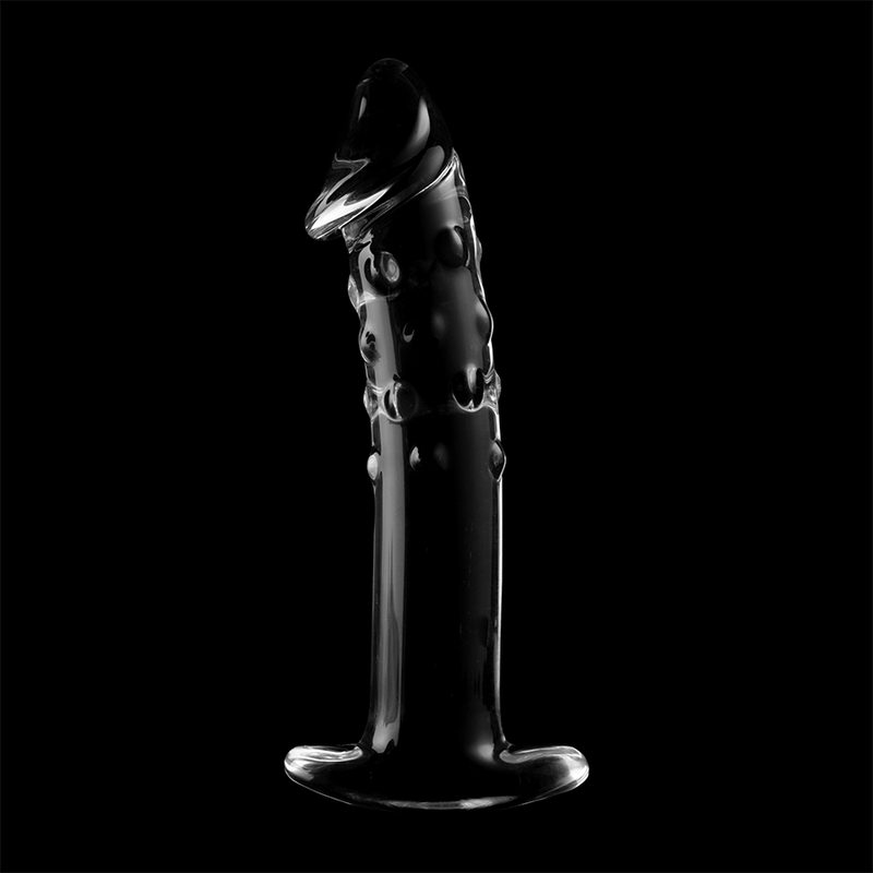 NEBULA-SERIE VON IBIZA – MODELL 19 DILDO AUS KLAREM BOROSILIKATGLAS, 18,5 CM O 4 CM