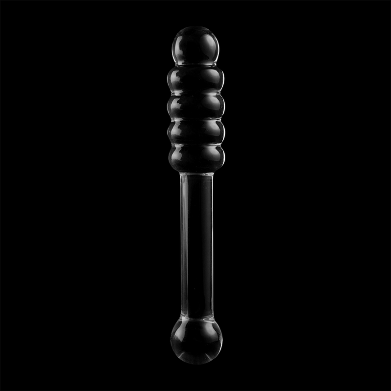 NEBULA-SERIE VON IBIZA – MODELL 20 DILDO AUS KLAREM BOROSILIKATGLAS, 20,5 CM O- 3 CM