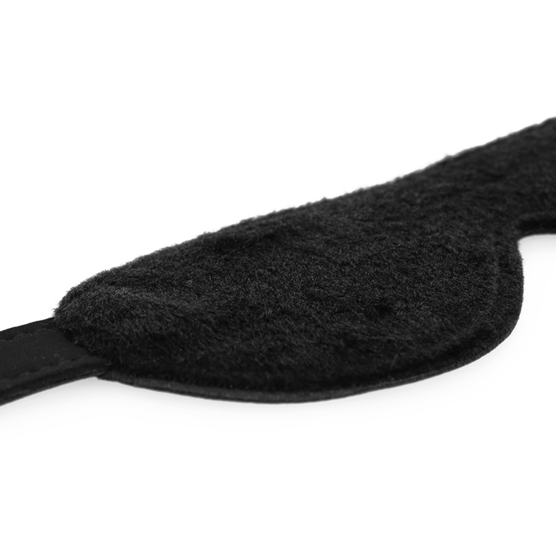 Masque Occultant BDSM Cuir Végan Ergonomique Réglable - Intense