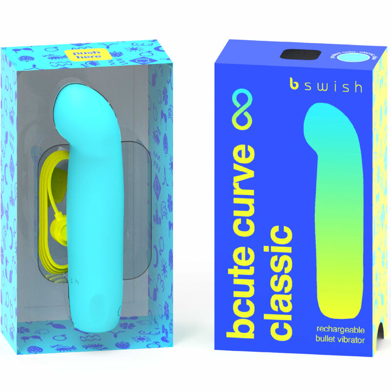 Bcute Curve Infinite Classic Blauer wiederaufladbarer Silikonvibrator