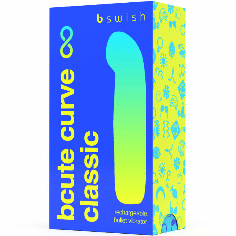 Bcute Curve Infinite Classic Blauer wiederaufladbarer Silikonvibrator