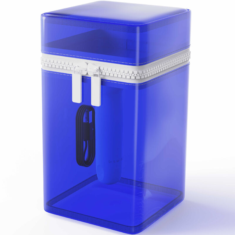 B SWISH - WIEDERAUFLADBARER BLAUER SILIKONVIBRATOR BCUTE CURVE INFINITE CLASSIC LIMITED EDITION